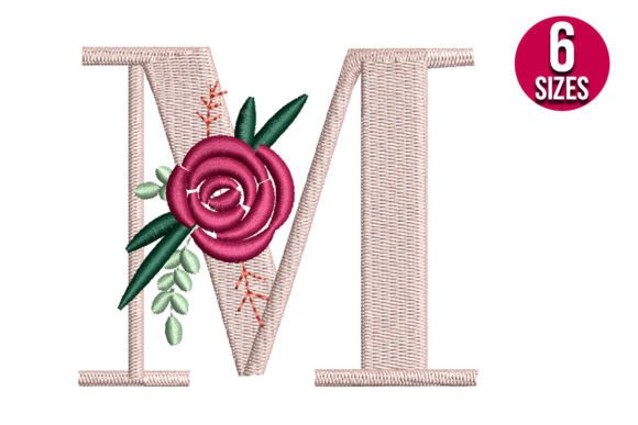 Floral Alphabet M Letter Review