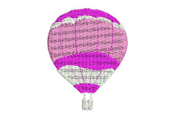 Pink Balloon Embroidery